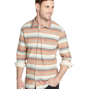 Incredible-Discount-On-Orange-Horizontal-Stripe-Shirt-1